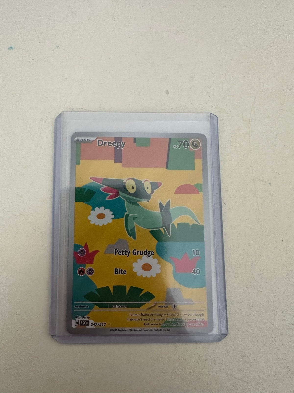 Dreepy 247/217 - Ascended Heroes, Hobby en Vrije tijd, Verzamelkaartspellen | Pokémon, Ophalen of Verzenden, Zo goed als nieuw