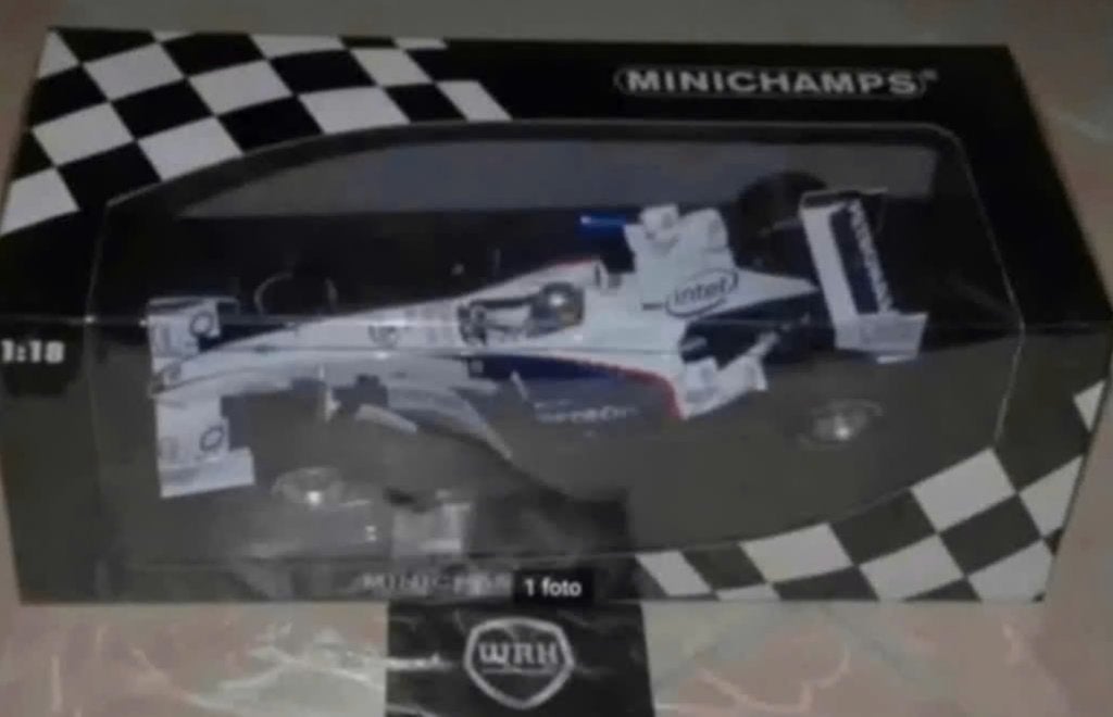 F1 SAUBER C24B Zanardi TEST VALENCIA Minichamps zie info WRH, Verzenden, Zo goed als nieuw, Auto, MiniChamps
