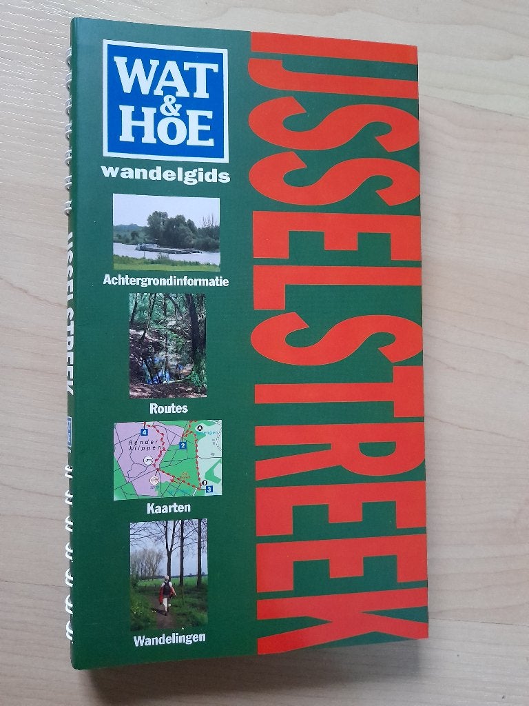 WAT EN HOE WANDELGIDS IJSSELSTREEK Rob Wolfs, Overige merken, Europa, Ophalen of Verzenden, Zo goed als nieuw