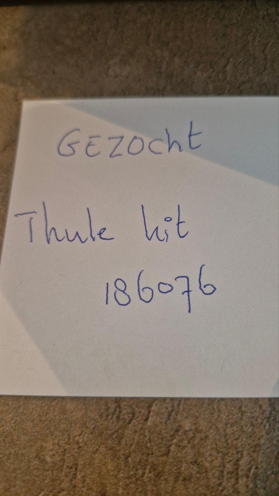 gezocht THULE  voor wingbar  Kia NIRO, Auto diversen, Ophalen of Verzenden