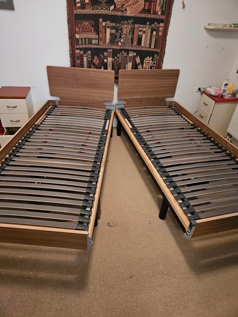 Auping auronde deelbaar en verstelbaar 180x200x42, Huis en Inrichting, Slaapkamer | Bedden, Ophalen, Verstelbaar, Tweepersoons
