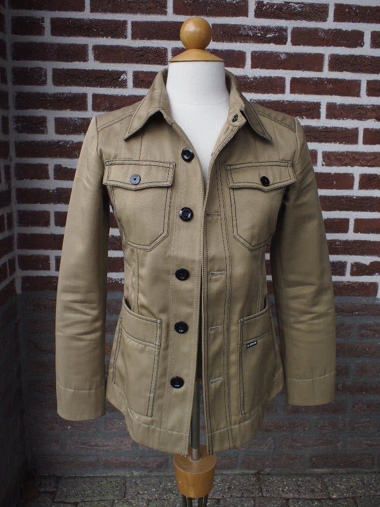 Stijlvol G-star jasje maat XS, Beige, Ophalen of Verzenden, Jasje, Maat 34 (XS) of kleiner
