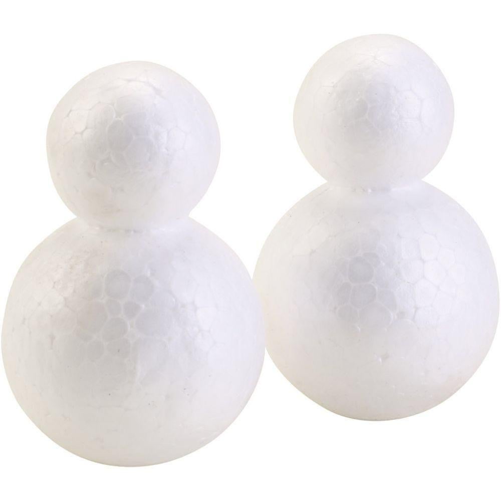 Styropor figuren 2 stuks 4,5 x 6,5 cm, Geschikt voor snijden, ., Overige thema's, Nieuw