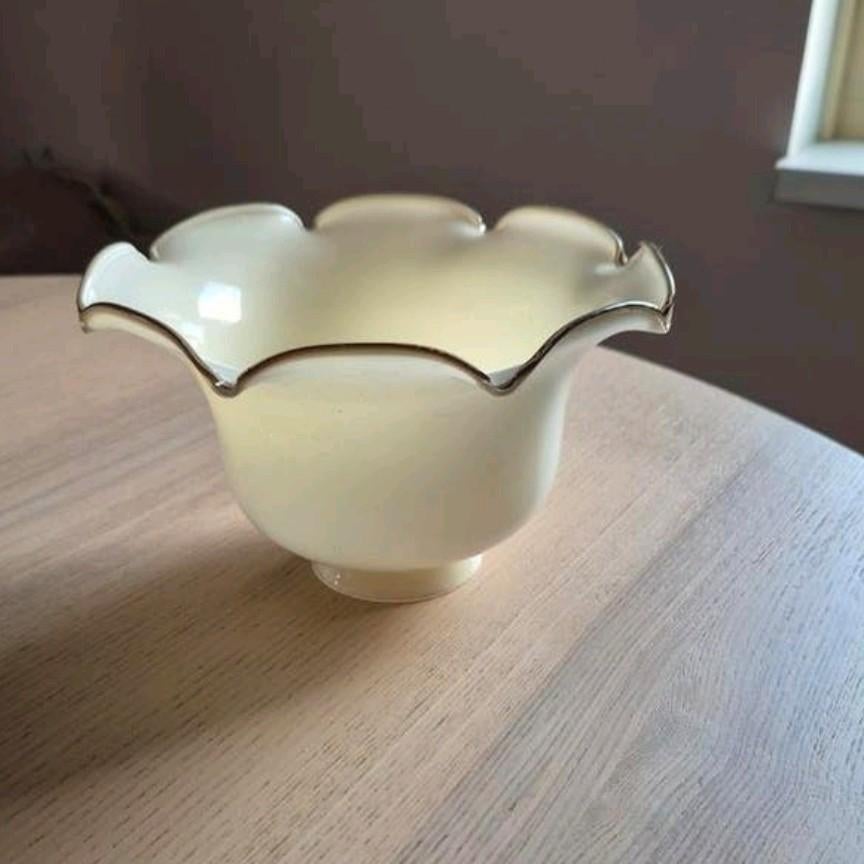 Vintage Retro Lampenkapje, Huis en Inrichting, Lampen | Lampenkappen, Ophalen of Verzenden, Gebruikt, Bruin, Overige vormen