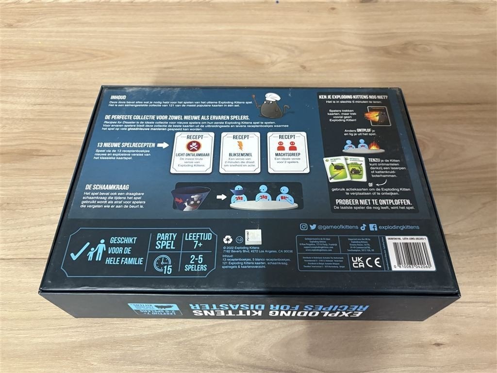 exploding kittens recipes for disaster - s4182, Verzenden, Zo goed als nieuw