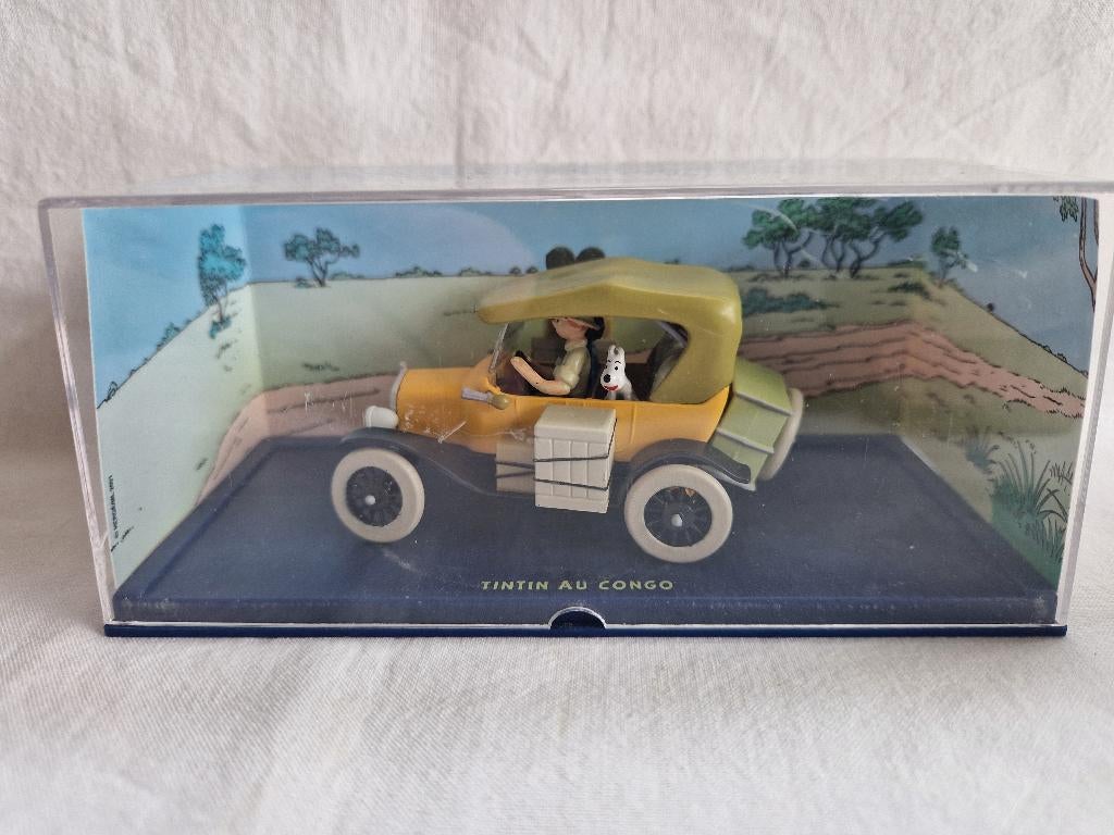 Auto Kuifje in Afrika. "Tintin au Congo", Ophalen of Verzenden, Kuifje, Zo goed als nieuw, Beeldje of Figuurtje