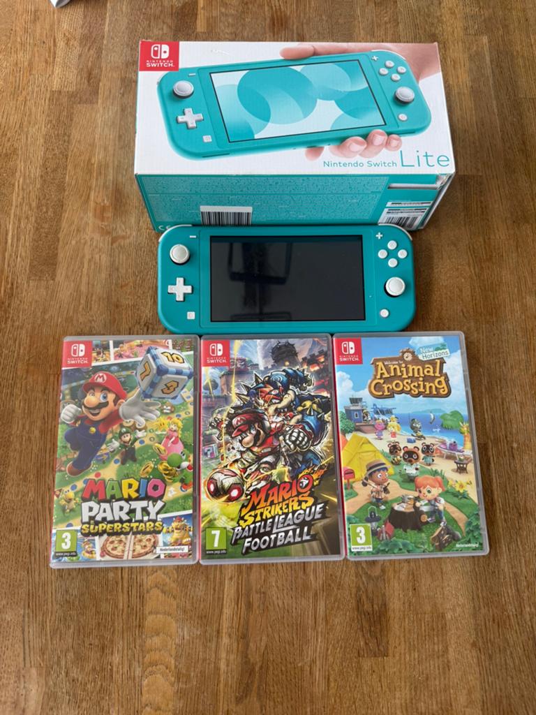 Nintendo Switch Lite, Met games, Ophalen of Verzenden, Zo goed als nieuw, Zonder controller