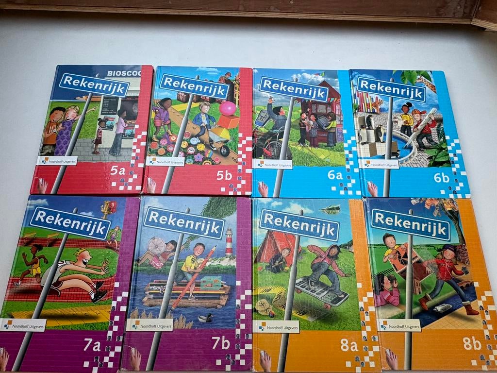 Rekenrijk versie 3 groep 5 t/m8 leerlingboeken, Boeken, Ophalen of Verzenden, Gelezen, Overige niveaus, Wiskunde A