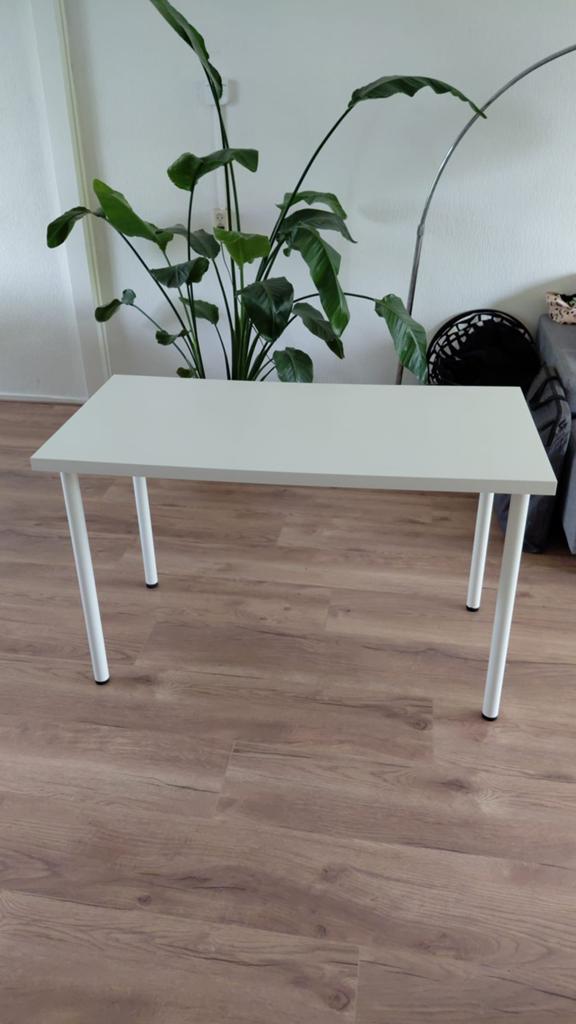 Ikea bureau linnmon, Ophalen, Gebruikt, 120 cm, IKEA