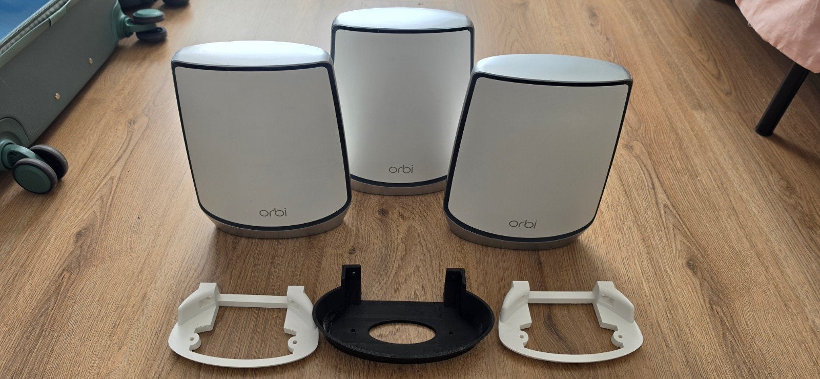 Netgear Orbi RBK853 WiFi 6 Mesh Systeem(Router+ 2 Satelliet), Computers en Software, Ophalen of Verzenden, Zo goed als nieuw, Router