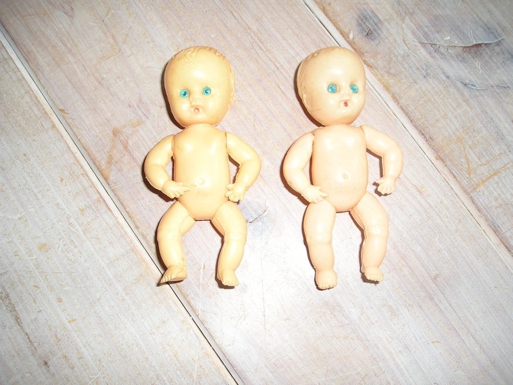 2 poppetjes uit de 60-er jaren, Ophalen of Verzenden, Pop