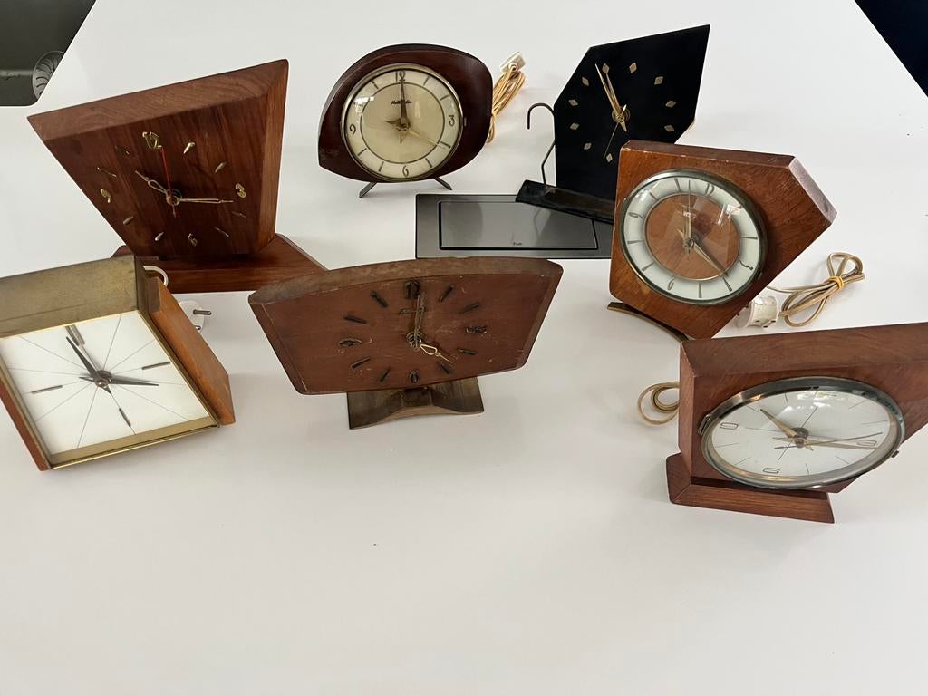 Toffe collectie klokken jaren 50 60 tafelklok, Ophalen