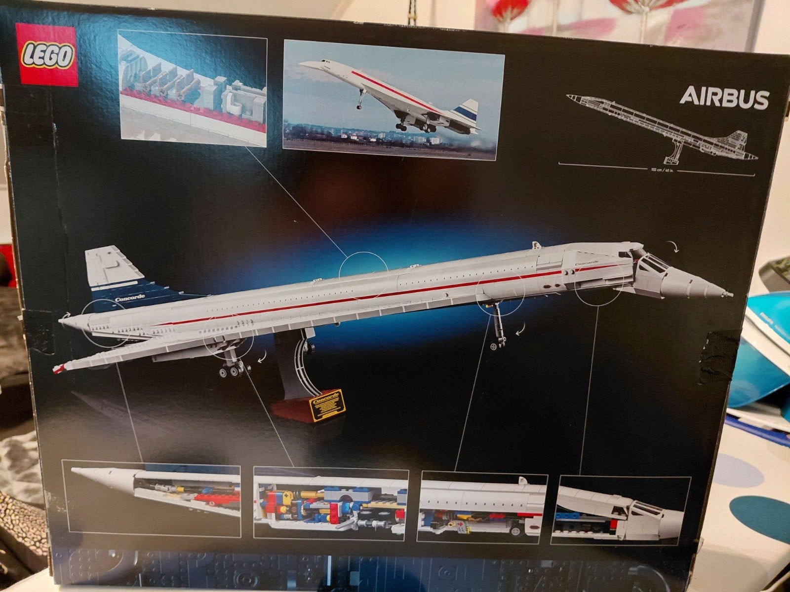 Lego vliegtuig de concorde nr 10318., Ophalen, Zo goed als nieuw
