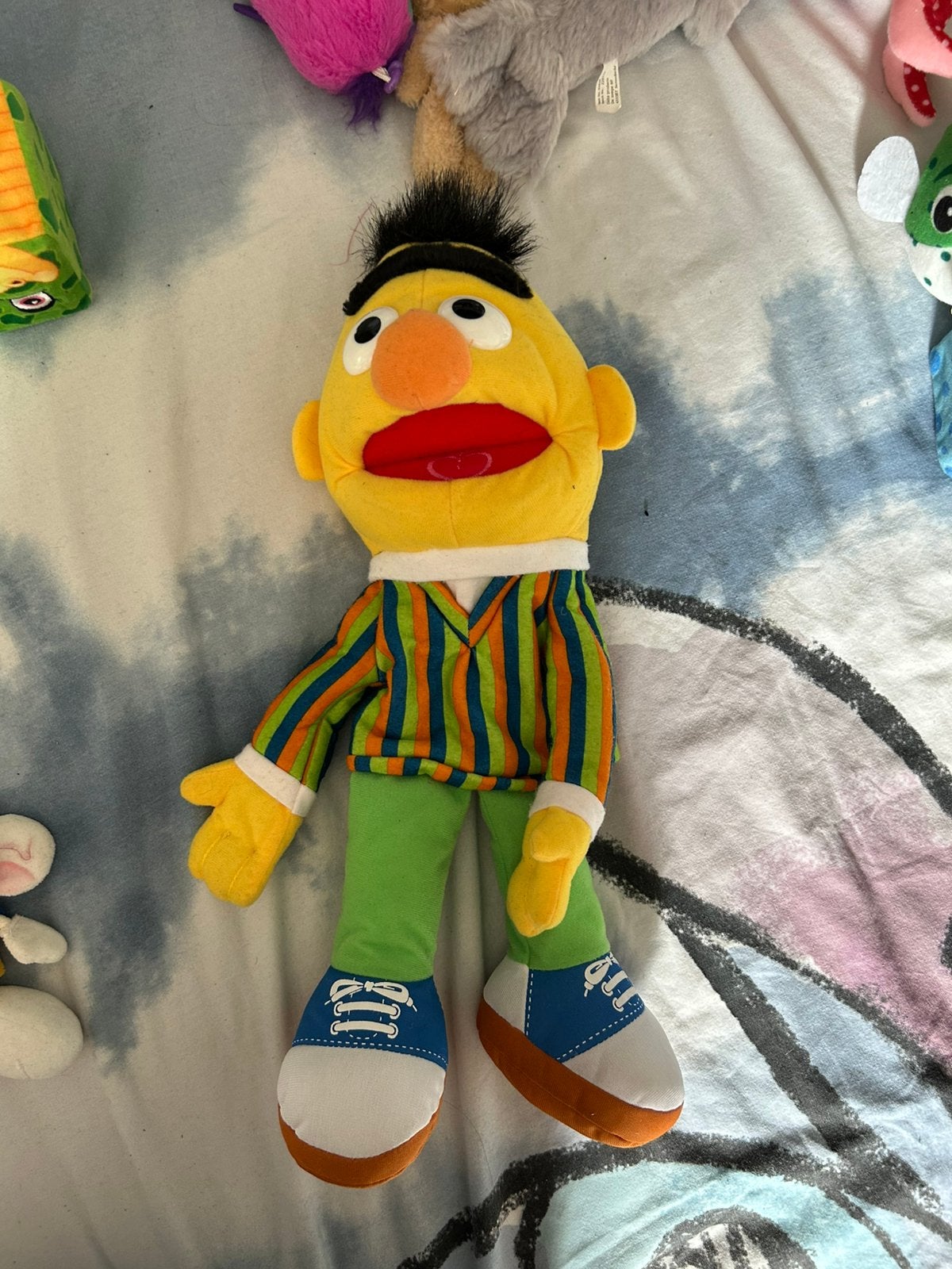 Handpop bert van sesamstraat, Ophalen of Verzenden, Zo goed als nieuw, Overige typen