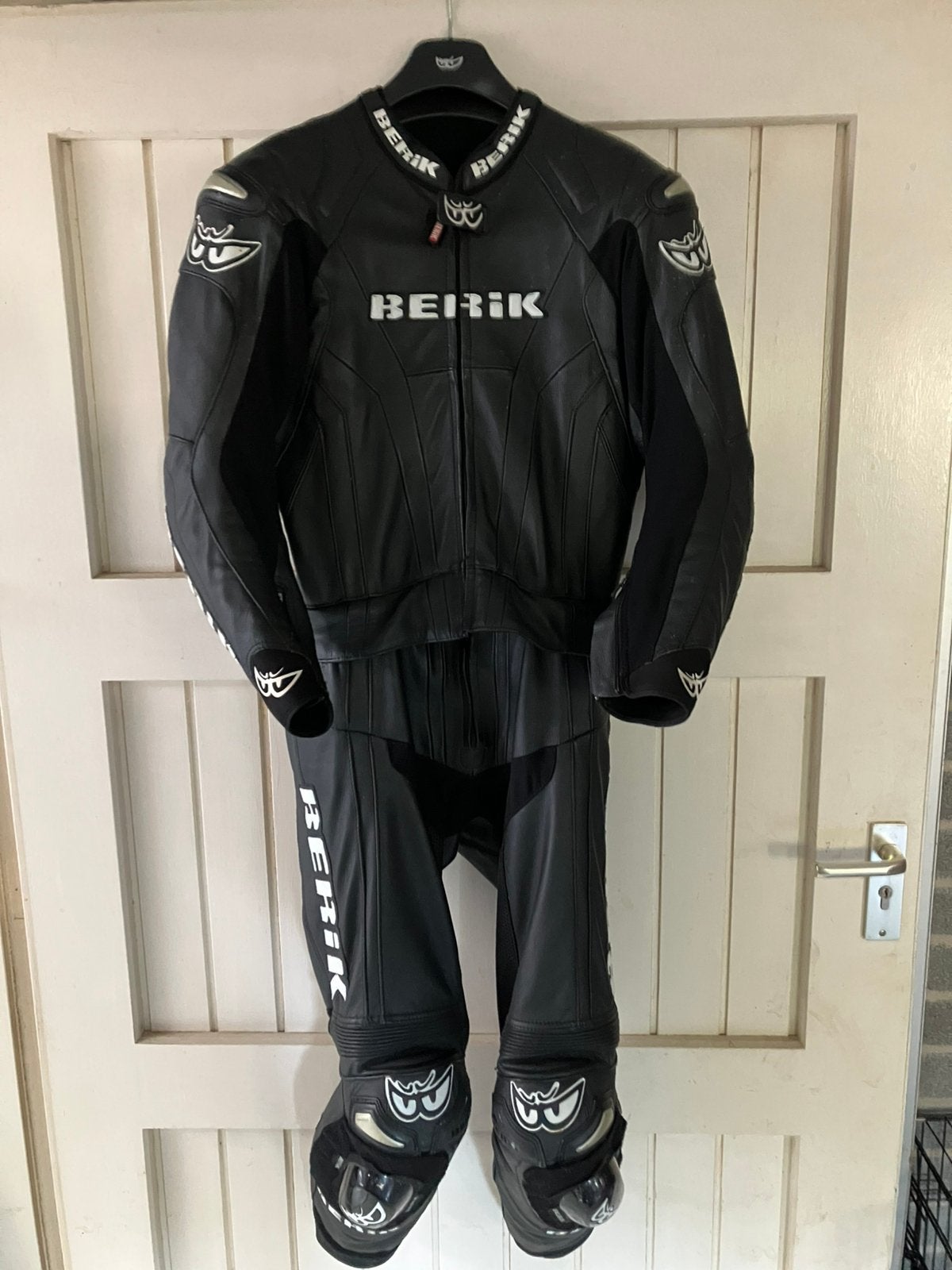 Berik race combi overall / motorpak leder heren maat 54, Ophalen, Tweedehands, Heren, Overall