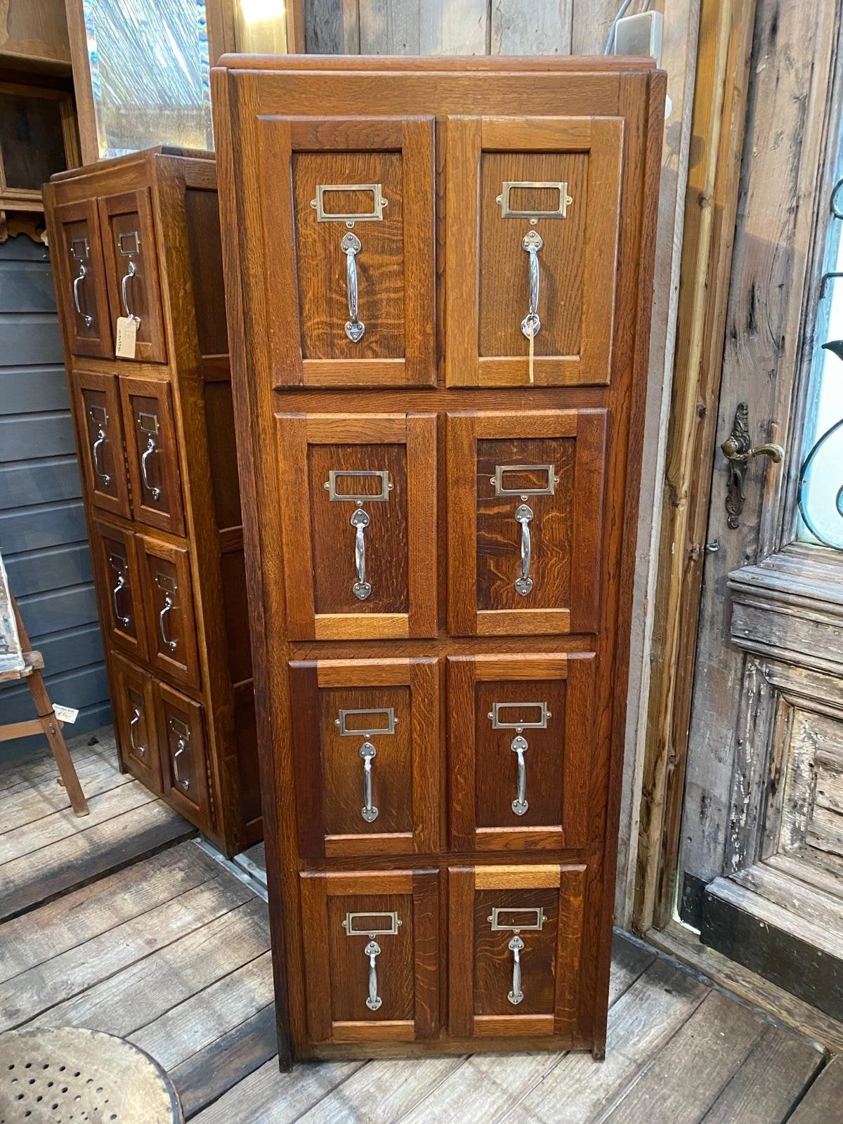 Vintage kast ladekast archiefkast notariskast, Antiek en Kunst, Antiek | Meubels | Kasten, Ophalen