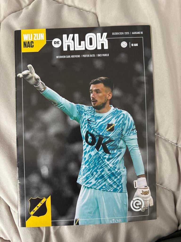 Programmaboekje NAC - Ajax 18-8-2024, Ophalen of Verzenden, Zo goed als nieuw