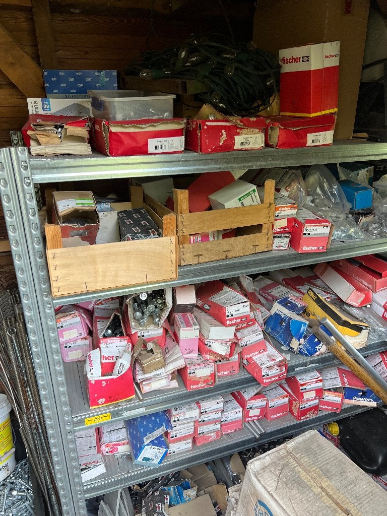 Partij Hilti en Fischer bouten, ankers, draadeinde etc, Ophalen, Nieuw, Bouten of Moeren, Rvs