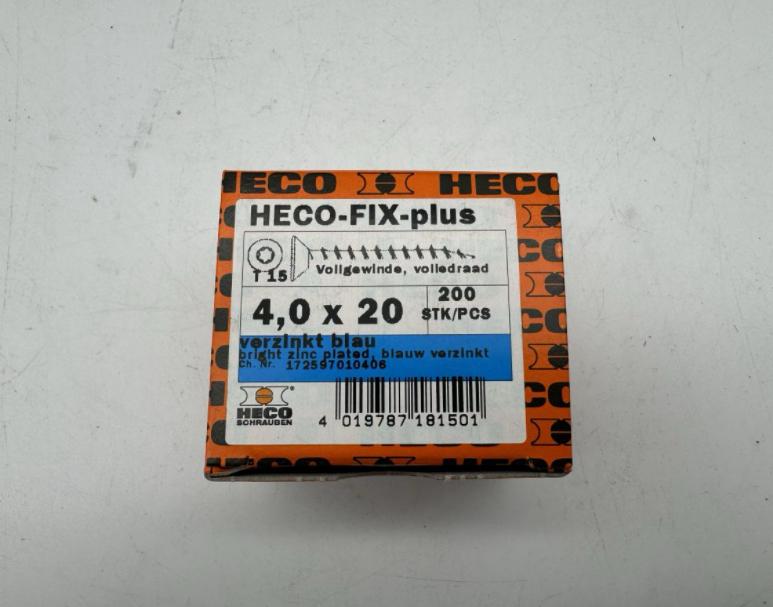 Heco spaanplaatschroeven 4x20mm en 4x30mm 55.800 schroeven, Minder dan 25 mm, Nieuw, Ophalen of Verzenden, Plank