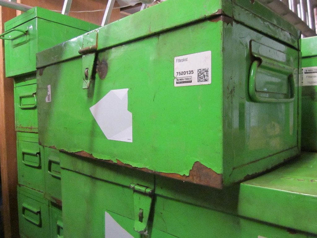 Grote stalen gereedschap kist, Ophalen, Gebruikt