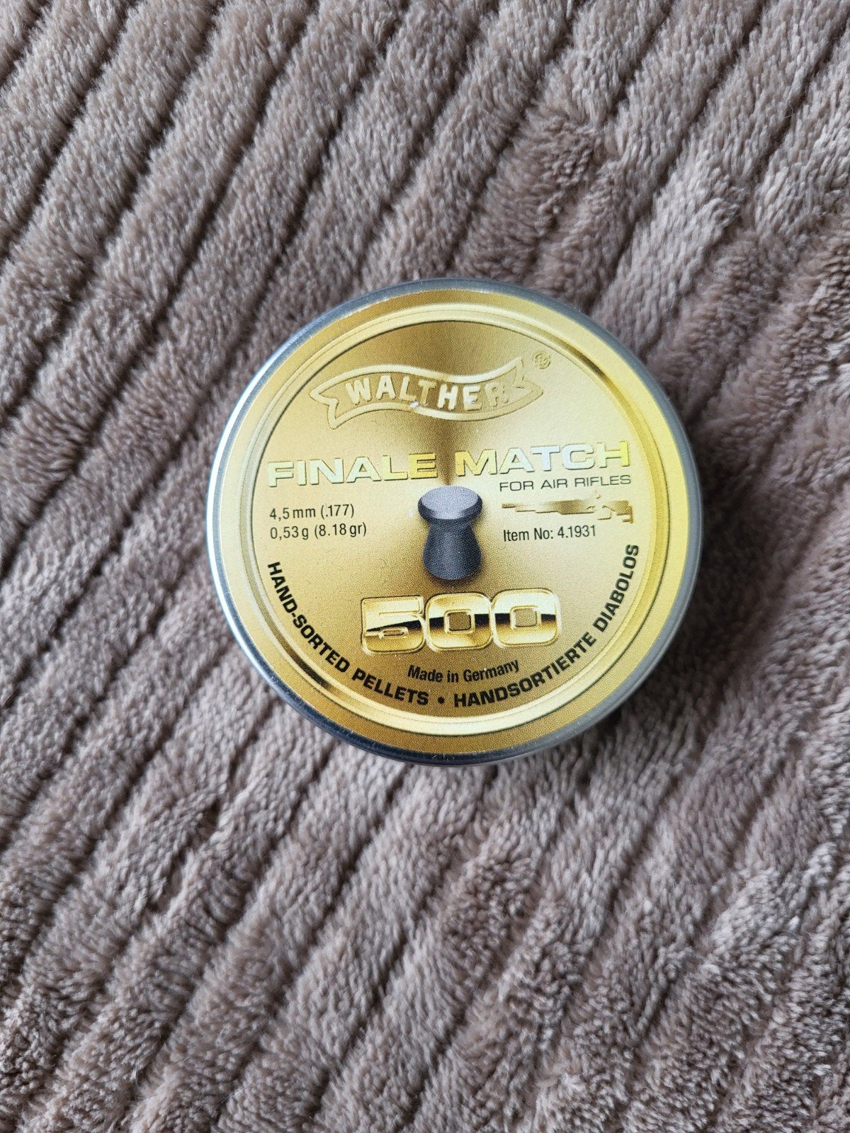 Walther Finale Match pellets 500 st, Ophalen of Verzenden, Nieuw