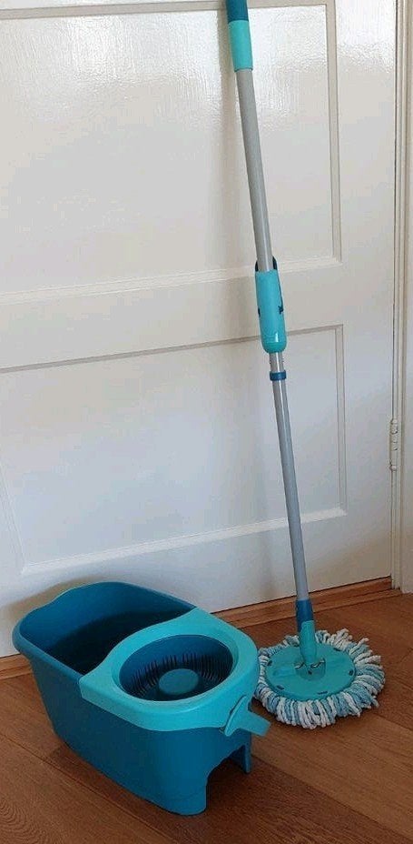 Leifheit - Clean Twist Disc Mop Ergo - dweil set compleet, Ophalen, Mop of Dweil