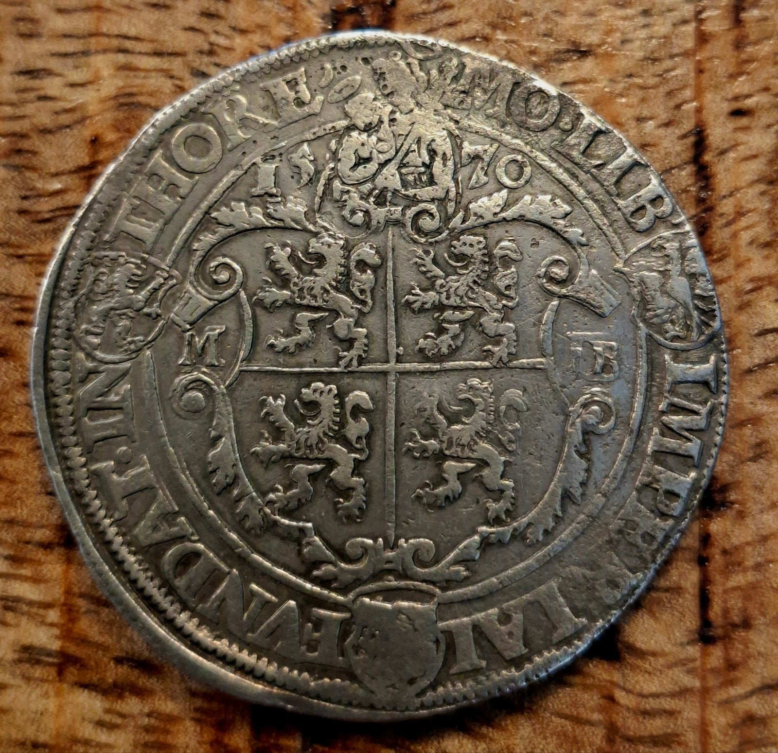 Rijksdaalder thorn 1570 cnm 2.32.21  r1, Postzegels en Munten, Munten | Azië, Ophalen of Verzenden, Zuid-Azië