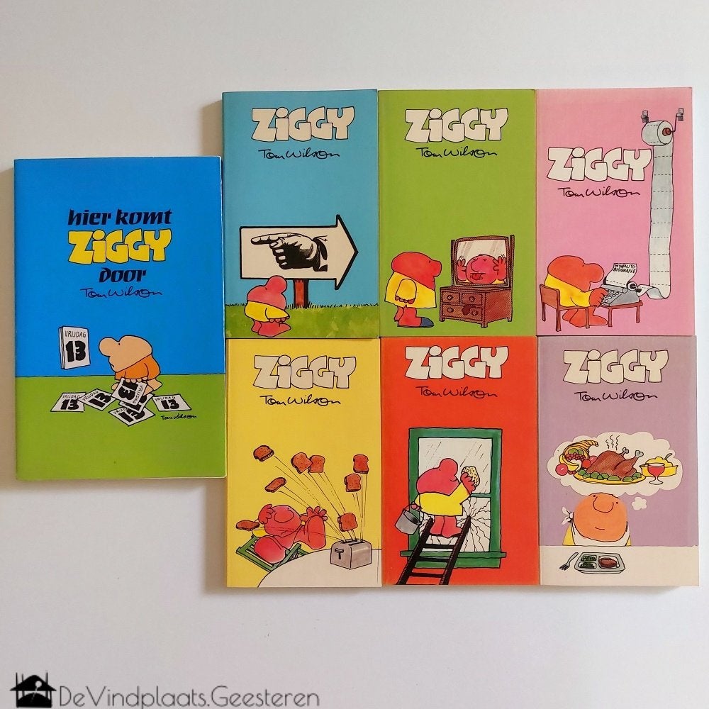 Ziggy – complete serie, Boeken, Stripboeken, Zo goed als nieuw, Complete serie of reeks, Ophalen of Verzenden