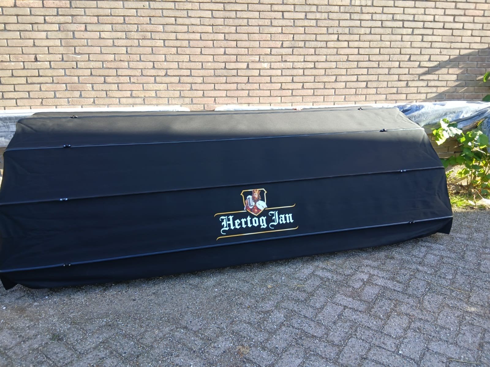 Markiezen met Hertog Jan logo, Nieuw, Ophalen of Verzenden, Markies, 250 cm tot 450 cm