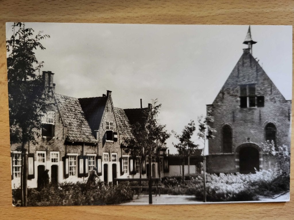 ansicht NAALDWIJK Hofje Kapel, Ophalen of Verzenden, Voor 1920, Zuid-Holland