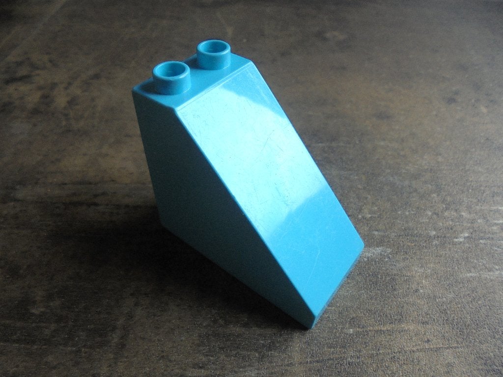 Lego Duplo Brick 4x2x3 Slope (zie foto's), Ophalen of Verzenden, Gebruikt, Losse stenen, Duplo