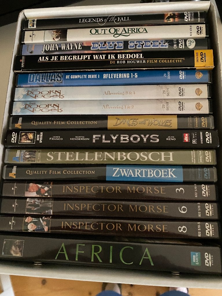 Diverse DVD Collectie: Films en Series, Gebruikt, Alle leeftijden, Nederlands, Overige genres