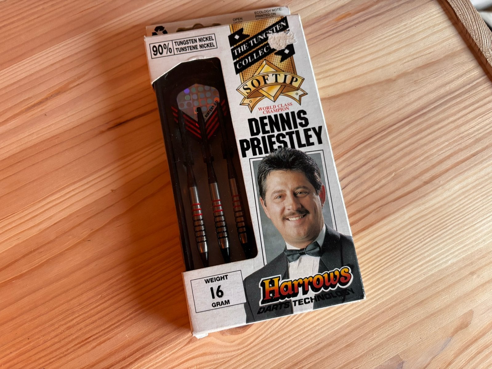 Harrows Dennis Priestley darts - 16 gram (softtip), Sport en Fitness, Darts, Ophalen of Verzenden, Zo goed als nieuw, Pijlen