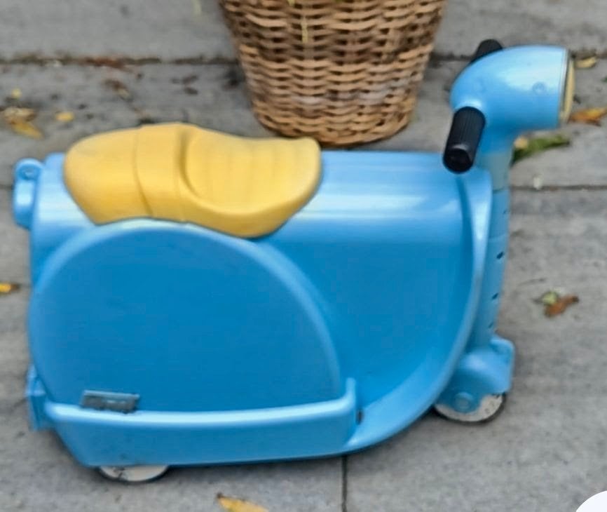 Skoot koffer blauw - Kinderkoffer om op te rijden, Ophalen, Gebruikt