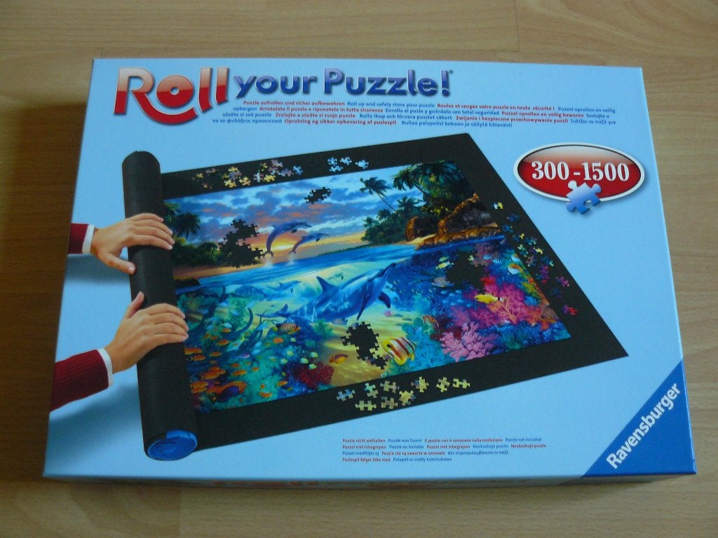 puzzle oprolmat voor opleggen van puzzles tot 1500 stukjes, Verzenden, 500 t/m 1500 stukjes, Zo goed als nieuw