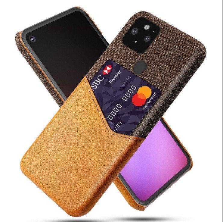Google Pixel 4a 5G Hybride Backcover+Screenprotector _ Bruin, Verzenden, Nieuw