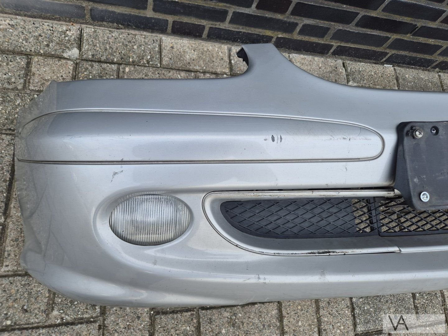 Voorbumper voor Mercedes SLK R170 facelift zilver met lampen, Auto-onderdelen, Gebruikt, -, Voor, Ophalen of Verzenden