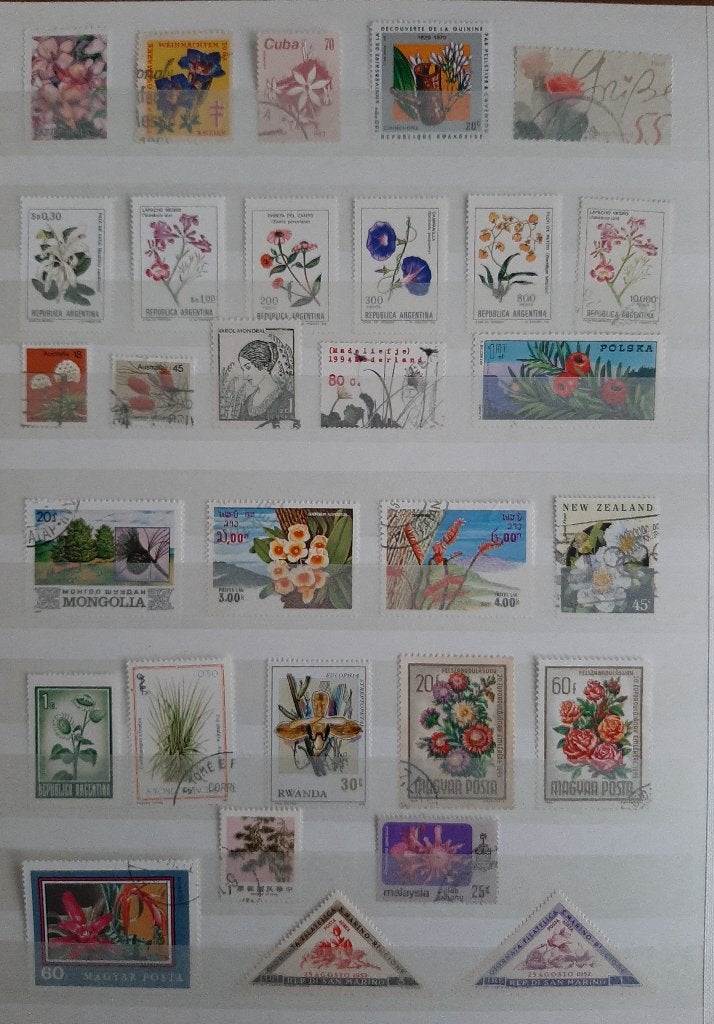 3 Kaarten Postzegels Bijzondere en Mooiste Bloemen No. 15, Ophalen, Dier of Natuur
