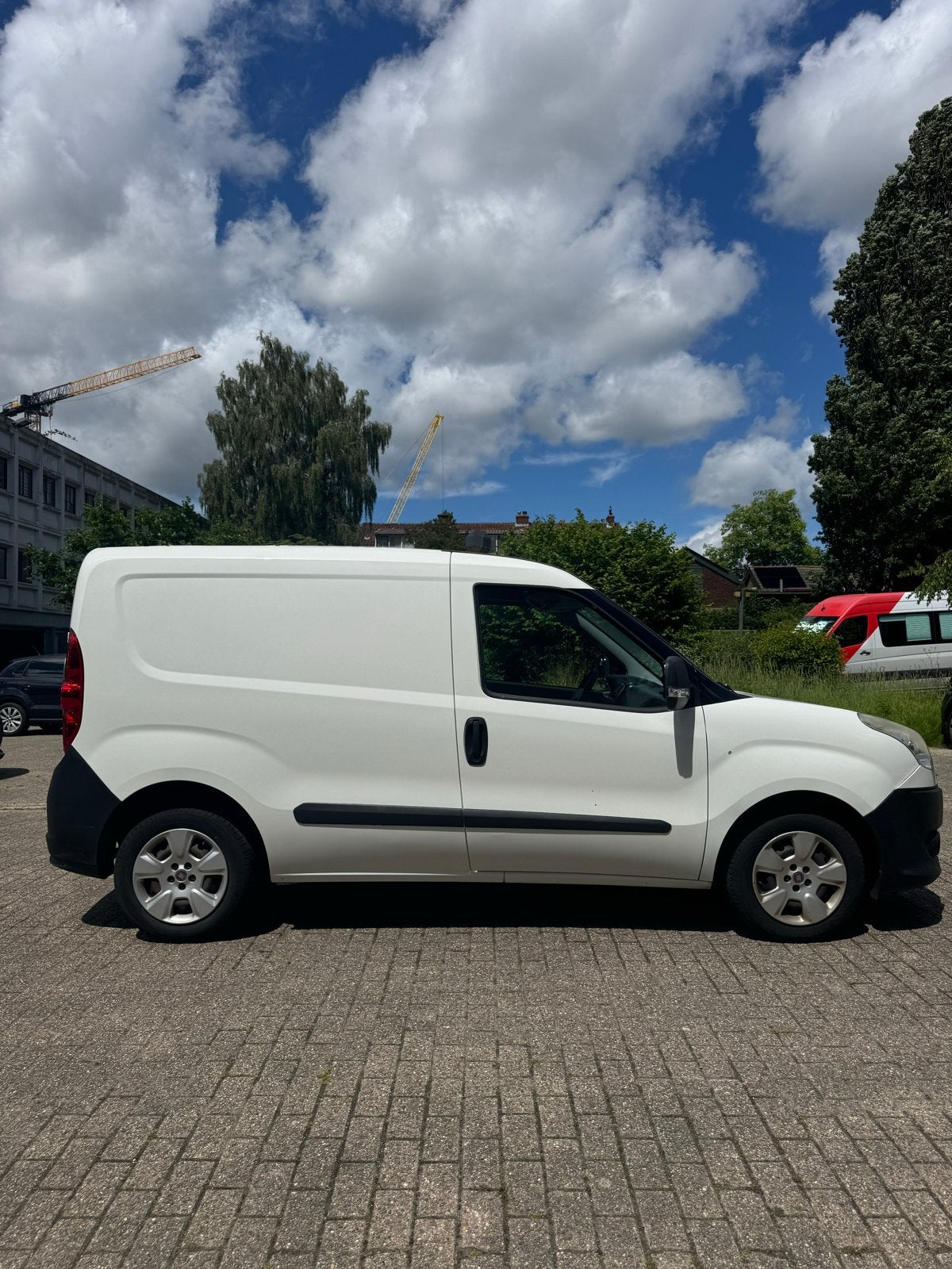 Fiat Doblo 1.3 MJ 16V 75pk 2014, Euro 5, Stof, 74 pk, Zwart