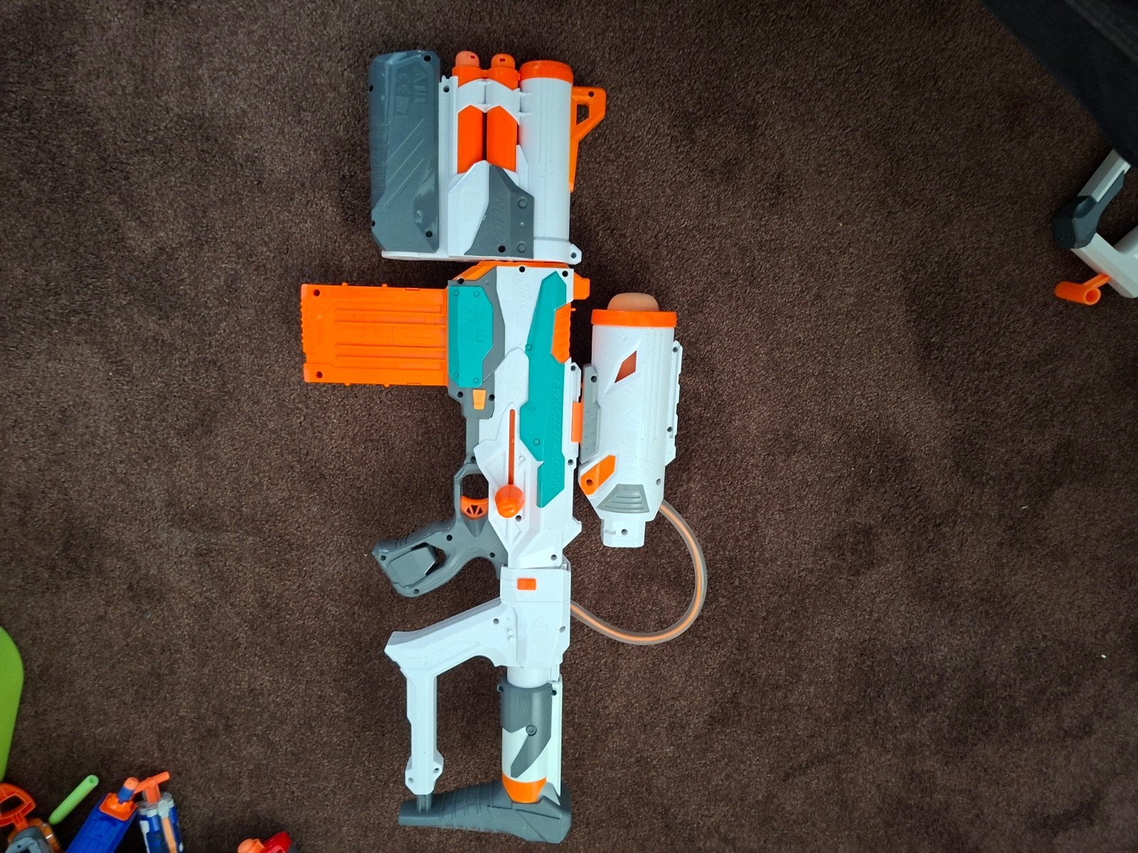 Nerf modulas tri strike       compleet, Kinderen en Baby's, Speelgoed | Buiten | Actiespeelgoed, Ophalen, Zo goed als nieuw