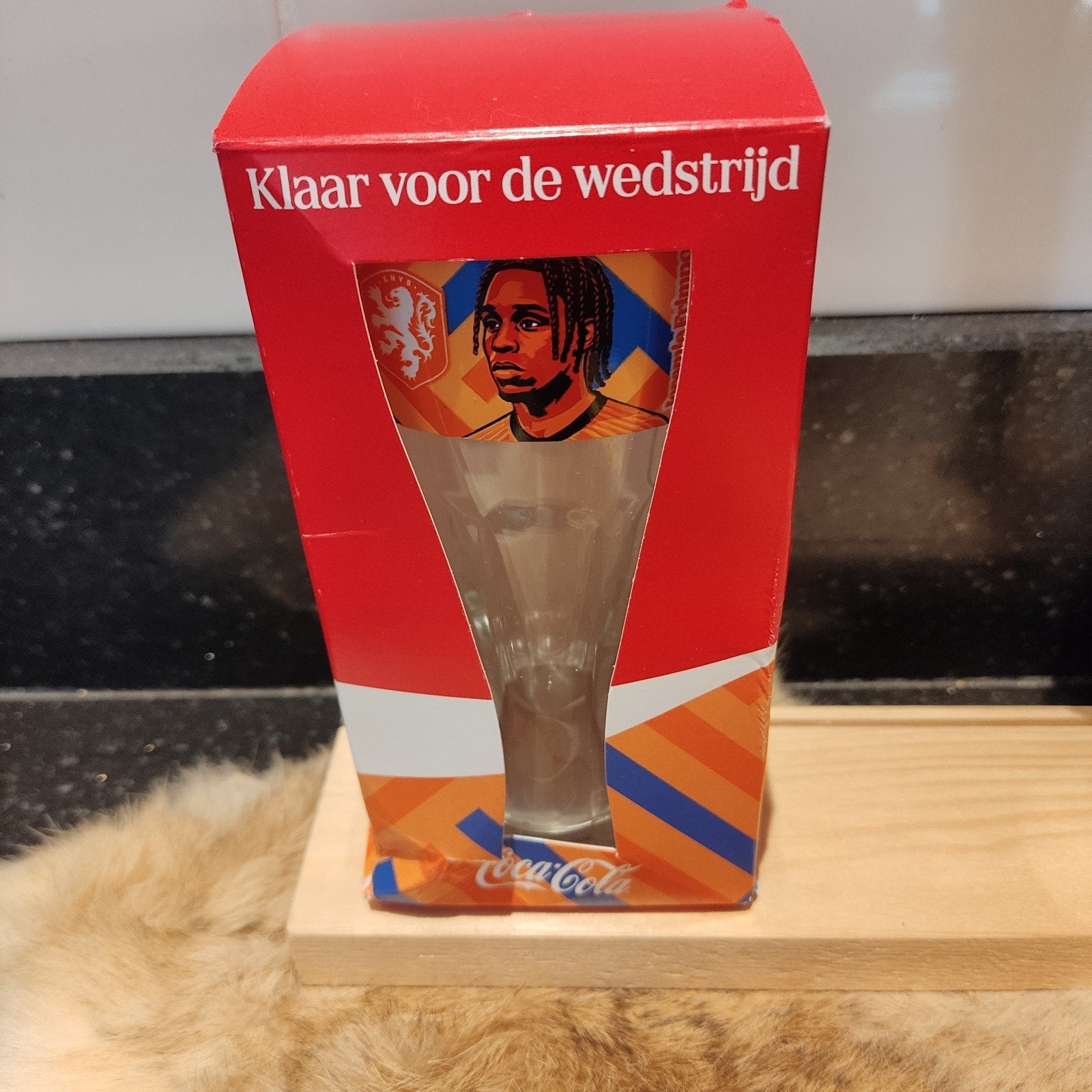 Coca-Cola Oranje Spelerscollectie Glas - Jeremie Frimpong, Huis en Inrichting, Ophalen of Verzenden