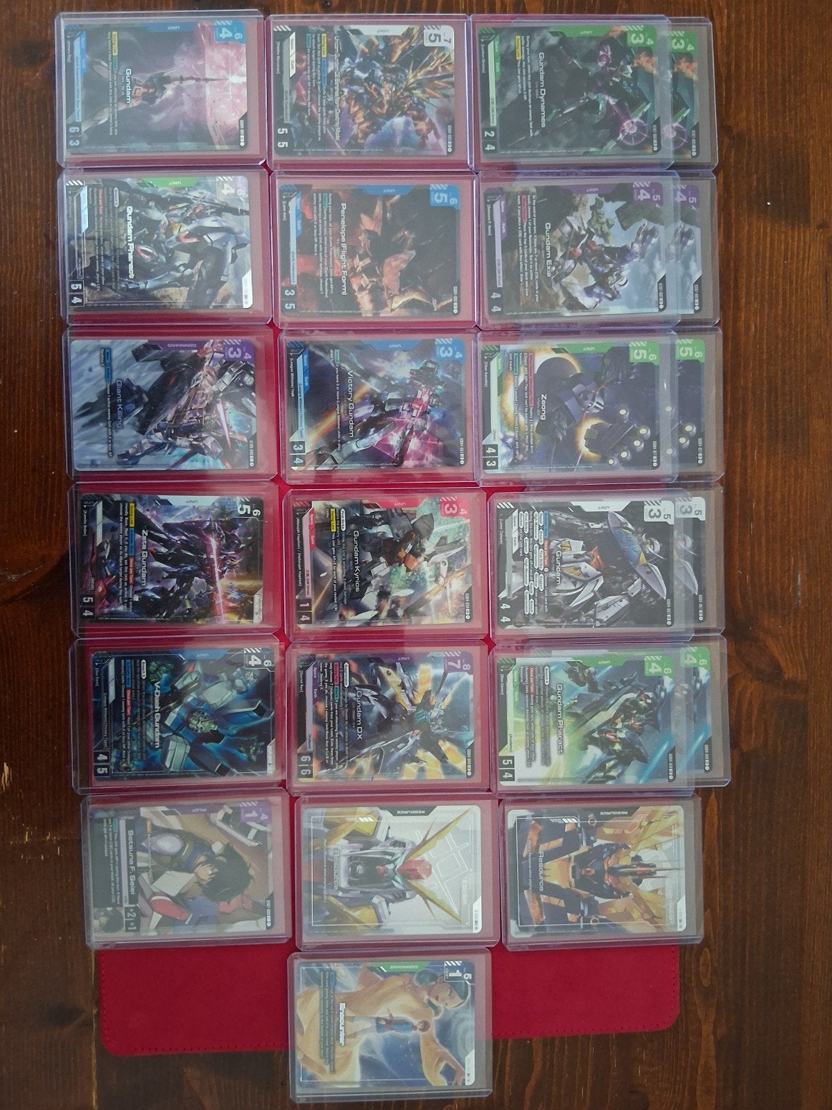 Gundam Diverse kaarten GD04, ST07, Ophalen of Verzenden, Zo goed als nieuw