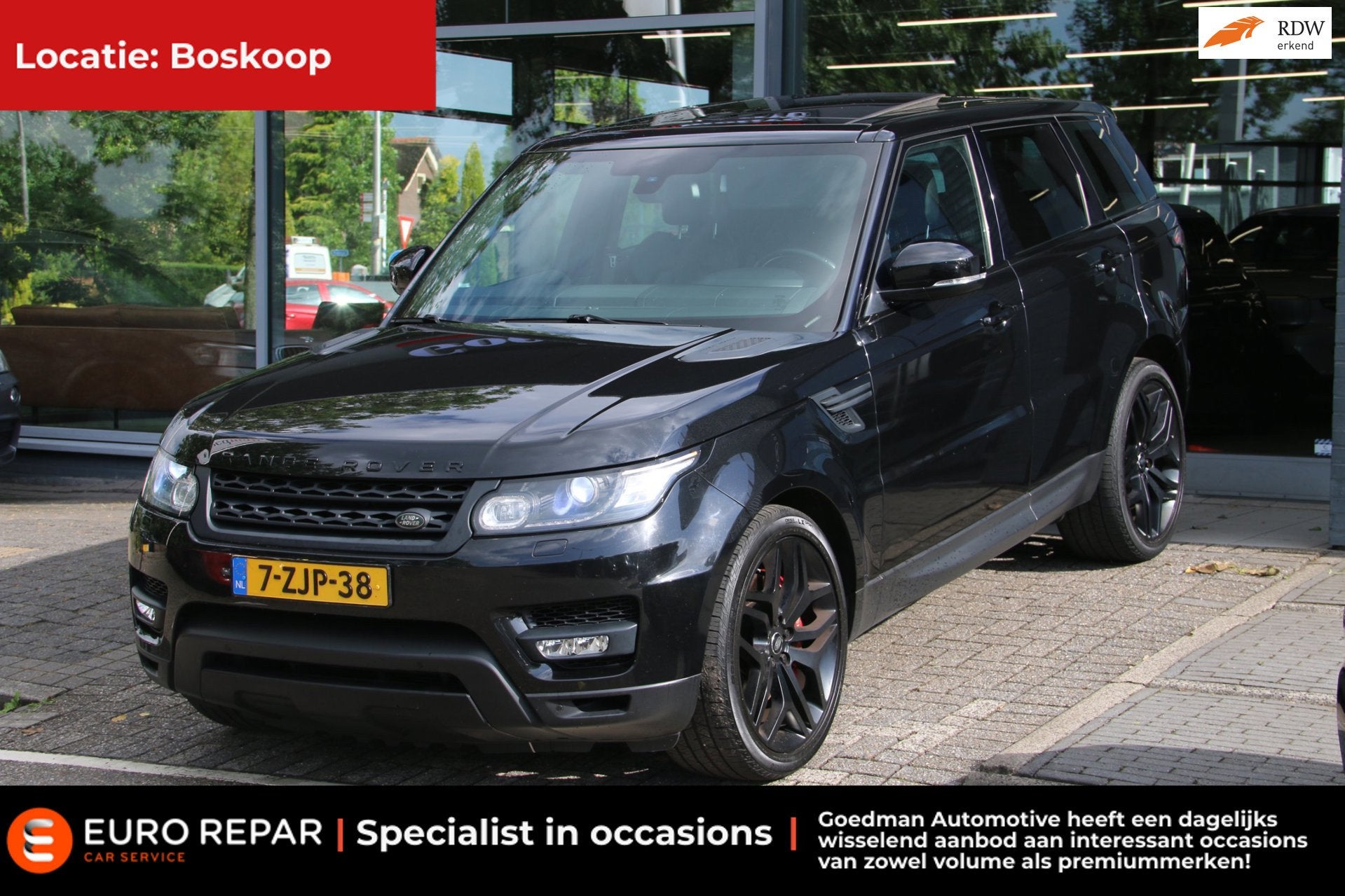 Land Rover Range Rover Sport EXPORT PRICE, Euro 5, 2993 cc, 255 €/maand, Zwart