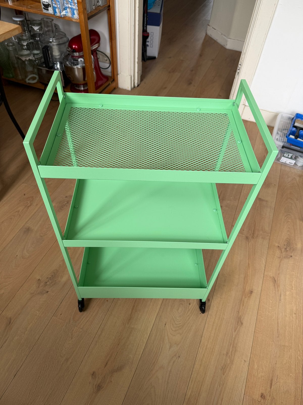 Keukentrolley ikea mintgroen, Ophalen, Zo goed als nieuw