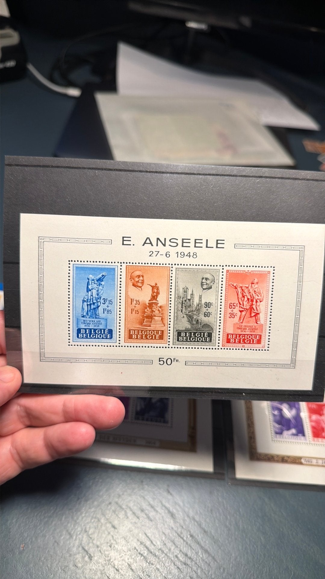 België 1948 postfris blok Anseele, Ophalen of Verzenden, Buitenland