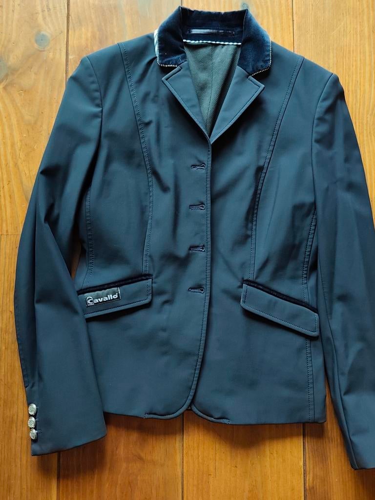 Cavallo wedstrijd jasje donkerblauw mt 38, Ophalen of Verzenden, Zo goed als nieuw