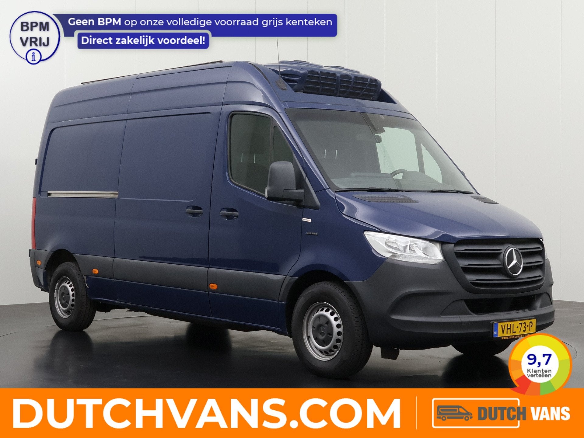 Mercedes-Benz eSprinter eSprinter L2H2 55 kWh Koelauto | Cam, 142 km, Stof, Gebruikt, Zwart