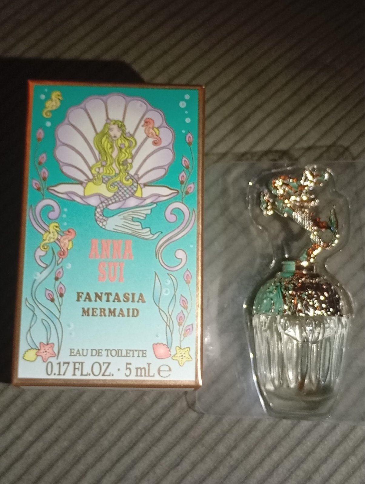 Mini parfum Anna Sui Fantasia Mermaid Eau de Toilette 5ml, Ophalen of Verzenden, Nieuw