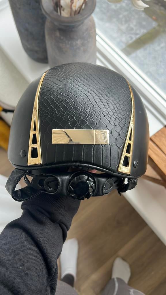 Paardrij cap, Dieren en Toebehoren, Ophalen of Verzenden, Zo goed als nieuw, Dressuur, Cap