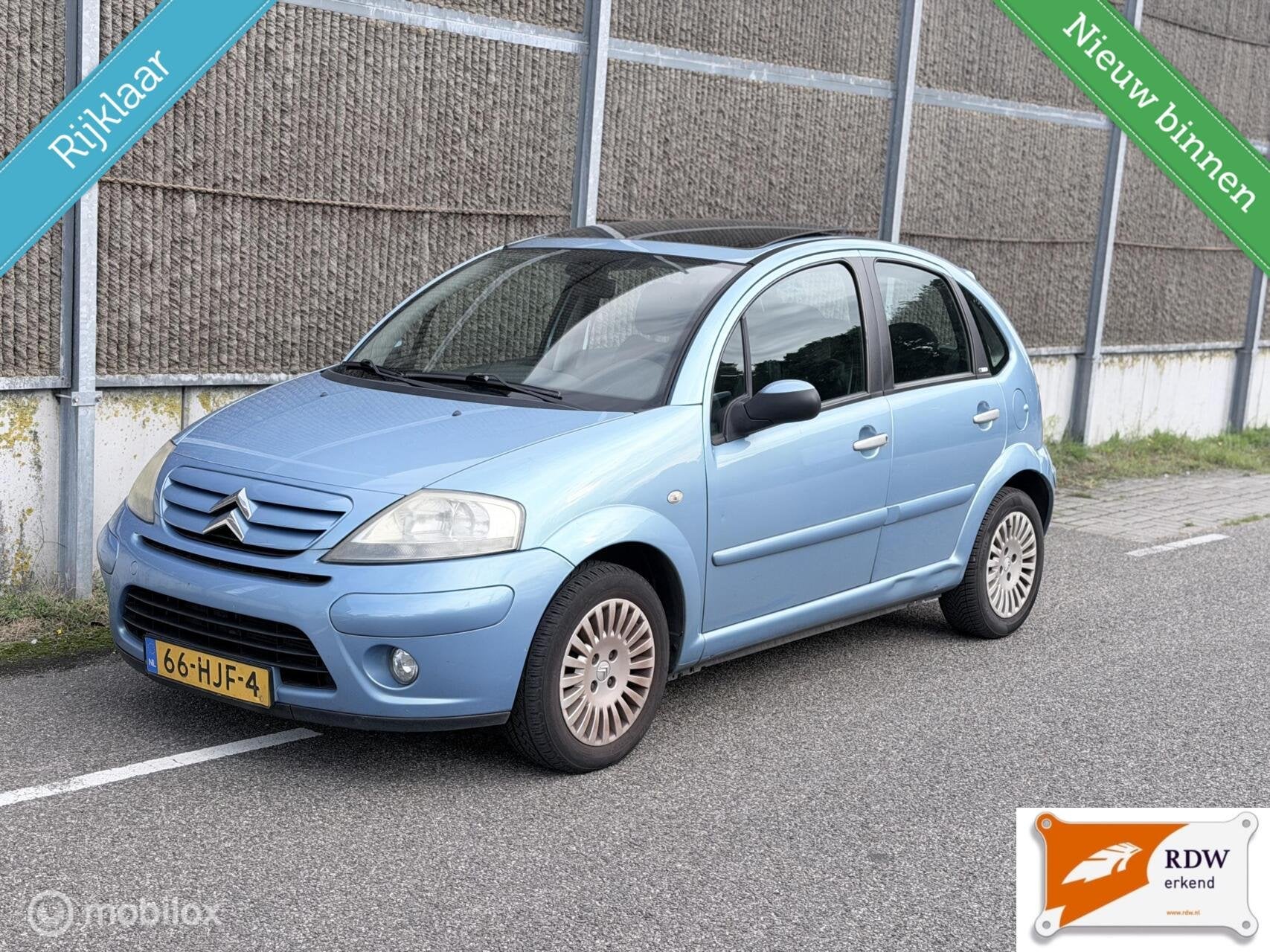 Citroen C3 1.6i-16V Exclusive PANO/AIRCO/CRUISE CONTROLE, Voorwielaandrijving, 15 km/l, Blauw, Bedrijf